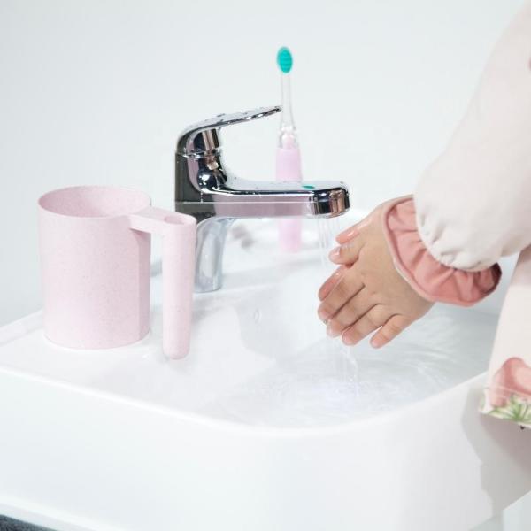 CPC Baby Wash Basin Plastic Free Standing Pedestal Children Size Shampoo Sink