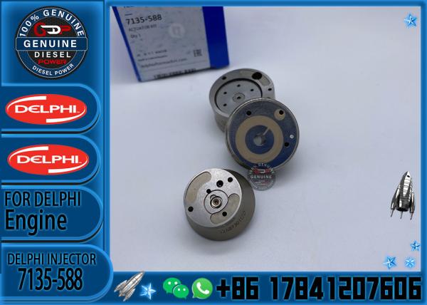 7135-588 Injector Control Valve 7135-588 Fit for Delphi Injector BEBE4D24002 VOL 21340612 Delphi VOL 4 Pin Valve 713