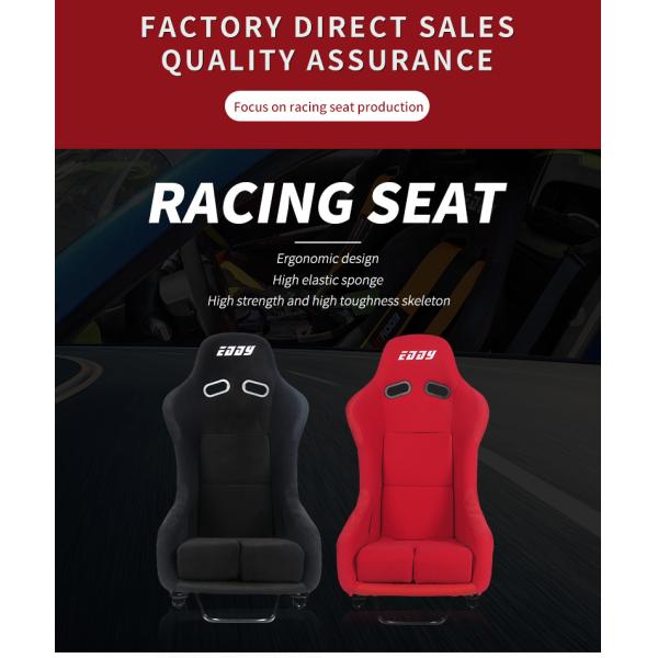Красный гоночный стиль Автомобиль Широкие гоночные сиденья Профессиональные стекловолокнистые автокресла