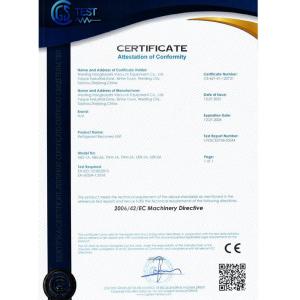 Xiamen Hengxiang Refrigeration Equipment Co., Ltd. Certifications