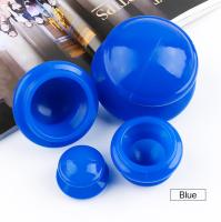grupo colocando da massagem do silicone 4pcs - Kit For Relaxation colocando asiático holístico, dor do músculo, redução das celulites