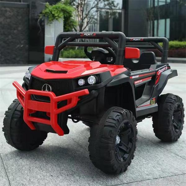 108*62*66См Пластиковый внедорожник для детей 12В роскошный двухместный электромобиль