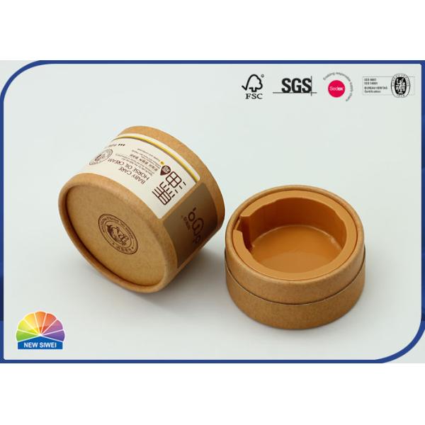 Pedestal 157gsm Caoted Cardboard Packaging Tube For Horse Oil