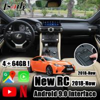 PX6 RK3399 CarPlay/interfaz de Android para Lexus 2013-2021 RC con el auto de Android, NetFlix, YouTube RC200t RC300h