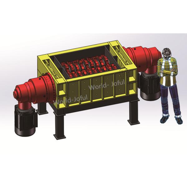 JF600 Four Shaft Shredder for 200L Waste Drum