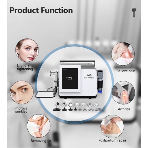 4 en 1 EMS máquina de onda de choque 448K máquina de terapia de vacío para dar forma al cuerpo