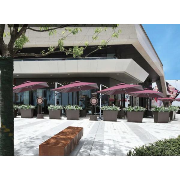 Upgrade Your Garden with Parasol 3.0*3.0M Roma Large Umbrella for Sun Protection and Style