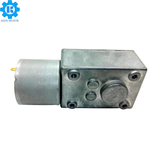 Gear Reduction Micro Worm Gear Motor 12v CW Rotation With 6mm Shaft