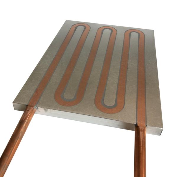 Antirust Aluminum Radiator Heat Sink Cooling Plate 152x200x12mm