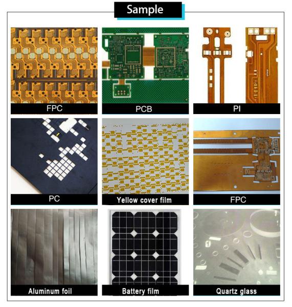 FPC Cover Film Coating Laser Cutting Machine 400x400mm Processing