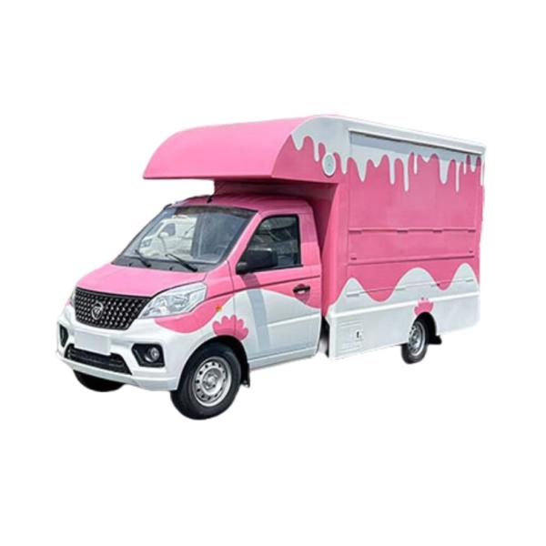 Foton 115 Horsepower 1.5L Displacement 5 Speed Gearbox Ice Cream Vending Truck Cake Dessert Vending Machine Advertising Truck