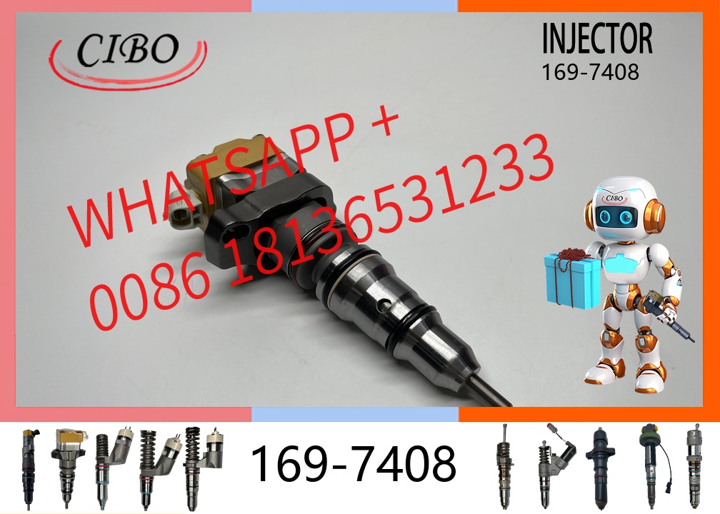 original 169-7408 Common Rail Fuel Injector for 3126 3126B 3126E Excavator Diesel Engine Replacement for OEM 222-5967 0R-9349 171-9710 173-9380 original new injector
