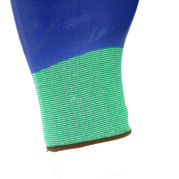 Hand Protection Nitrile Coated Work Gloves Nitrile Sandy Coated Gloves