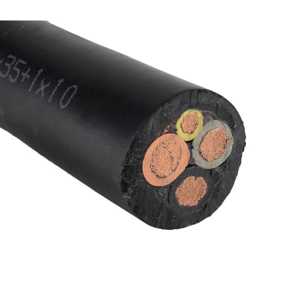 Cabos isolados de borracha para uso pesado Cabos isolados de borracha flexíveis Certificado CE H07rn-F H05rn-F