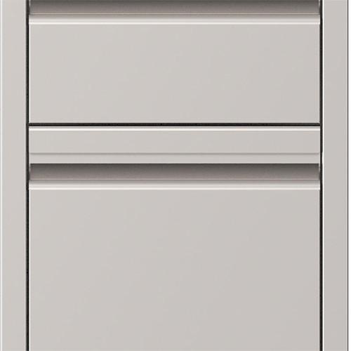 Double Access BBQ Storage Drawers Grill Stainless Steel Built In Island