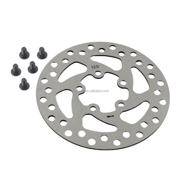 120mm Steel Scooter Brake Disc With 6 Hole Xiaomi Pro Pro2 Electric Scooter Replacement Parts