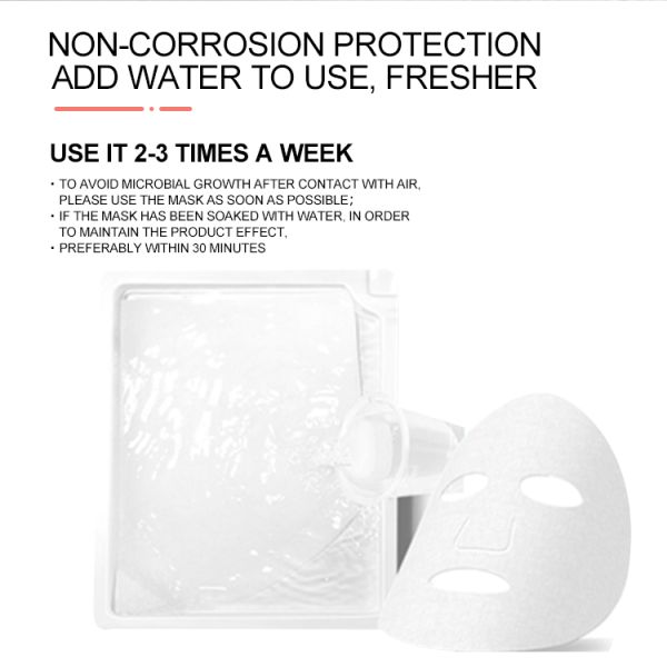 Custom Logo Vitamin C Collagen Firming Whitening Lifting Moisturizing Anti-Wrinkle Anti-Aging Facemask Purslane for Beauty