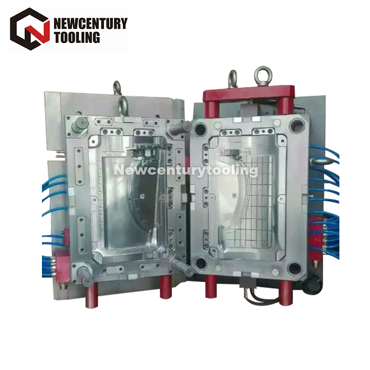 Customized Injection Molded Parts Storage Box Mould 6 Slots Transparent Empty Storage Box