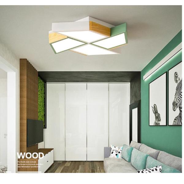 PMMA High Transmittance Lampshade Round Ceiling Light for Living Room and Bedroom 90lm/w
