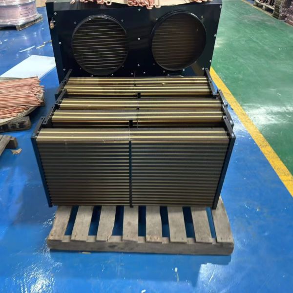 Factory Wholesales Price OEM Air Cooled Aluminum Copper Finned Tube Refrigeration High Performance Condenser Heat Exchanger 1