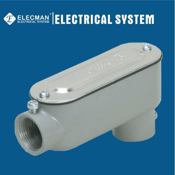 La vis de réglage en aluminium de corps de conduit de combinaison a fileté le