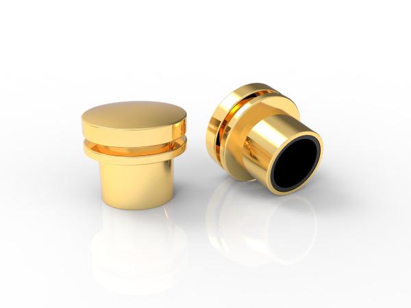 Ensemble d'usine Zamak Caps de parfums pour des solutions personnalisées de conditionnement de parfums
