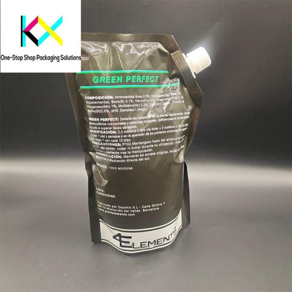 Digital Printed Energy Juice Wine Hand Wash Laundry Liquid Corner Spout Pouch