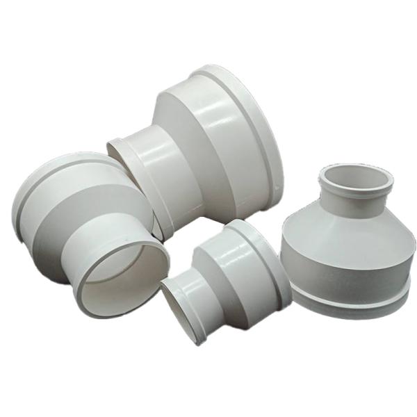 Коррозионная устойчивость пластикового редуктора аксессуаров штуцеров трубы дренажа PVC главного совместная
