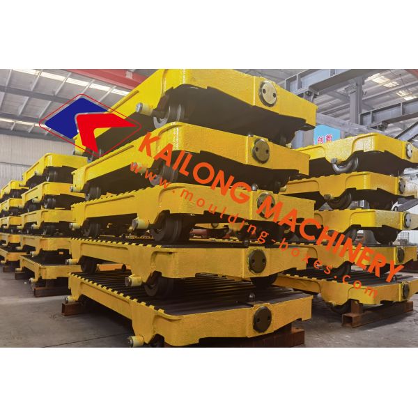 High Accuracy Pallet Cars For Automatic High Pressure Moulding Line