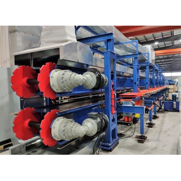 металл 380V настилая крышу машина панели сэндвича минеральных шерстей крена бывшая 1250mm