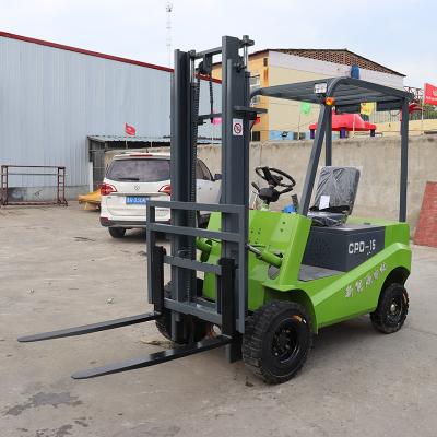 Mini 1.5 Ton Lithium Electric Forklift Altura de elevação máxima de 3 m a 6 m com motor a bateria