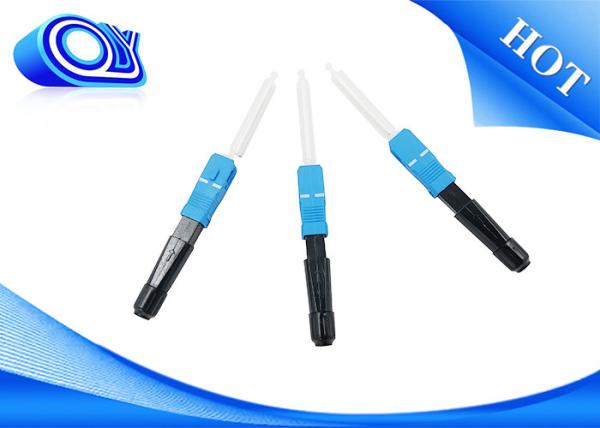 Cold Fusion Fiber Optic Quick Connector SC APC Fiber Connector SM MM SOC / Fiber Optic Fast Connectors