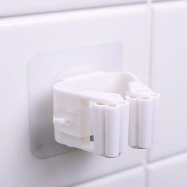 ABS держателя стены Mop и хранение держателя веника для гаража кухни сада