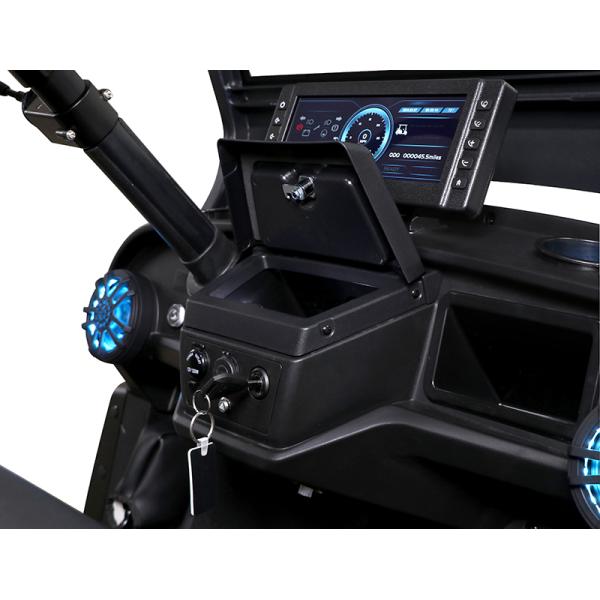 Lifted Elegant 2 Seats & 2 Rear Electric Golf Buggy Carried 72V Lithium Battery Support Long Range