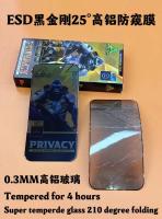 PET Film Pravicy HD Protector de tela transparente com 250 AB cola anti impressão digital