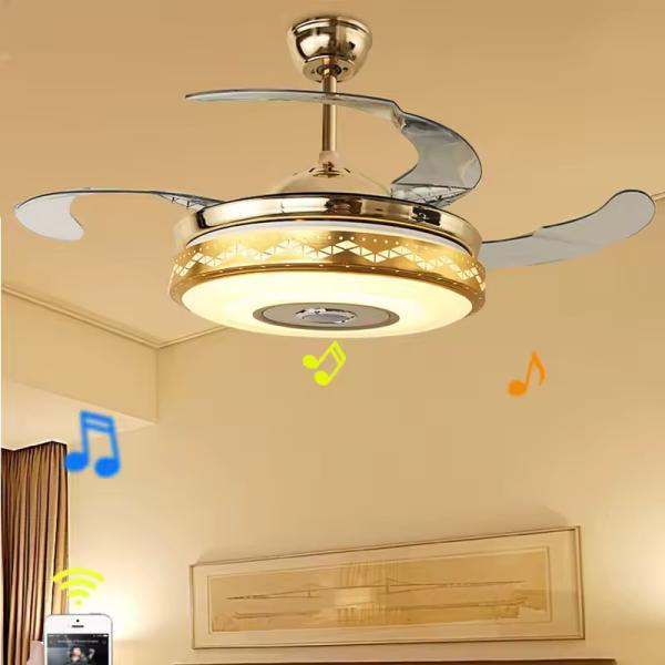 Diameter 42 inch/ 1050MM Chandelier Fan Lights with 110-240V Input Voltage