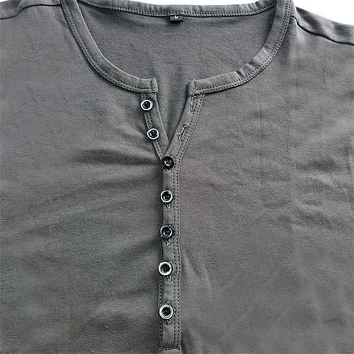 2021 Trend Fashionable Solid Short T-Shirt For Men V-Neck T-Shirt For Men