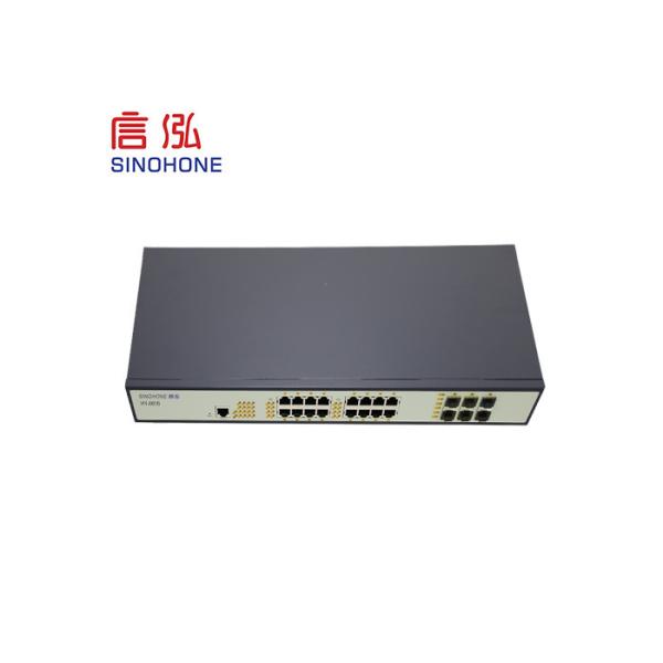 Industrial OEM 22 Ports POE Ethernet Gigabit Fiber Optic Network Switch
