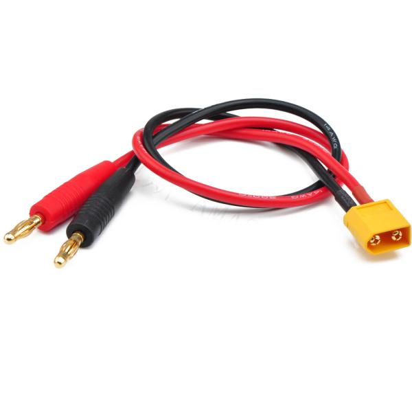 Белый ODM OEM Wire Harness с XT60 Female до 4,0 мм Банановый плагин Мужской батарейный провод