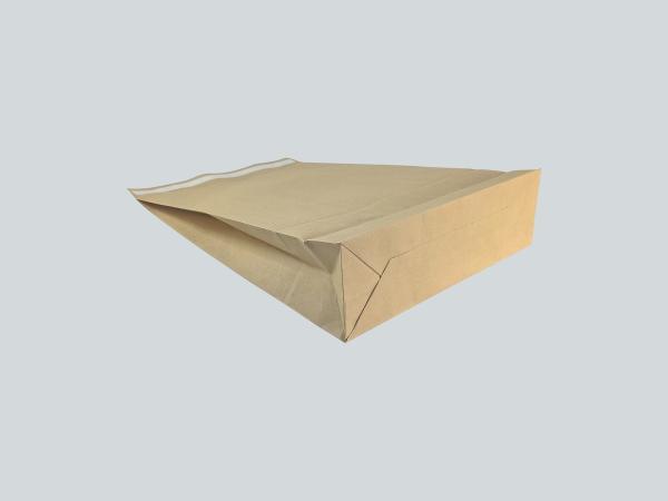Eco Friendly Ecommerce Bags Convertible Kraft Flat Handle Paper Bags For Couriers