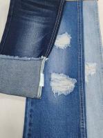 Tissu denim INDIGO FONCÉ épais 90% COTON   Polyester rayonne JSD3359 pour jeans ou denim en gros