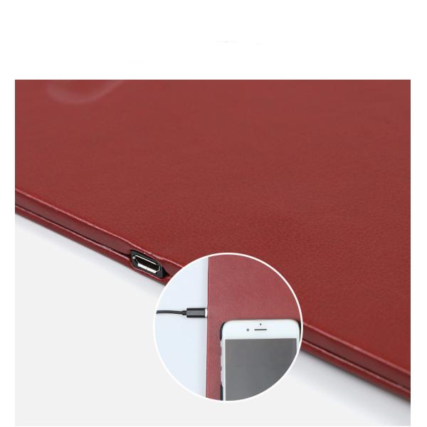 Recyclable естественный кожаный коврик для мыши для поручать USB игры водоустойчивый