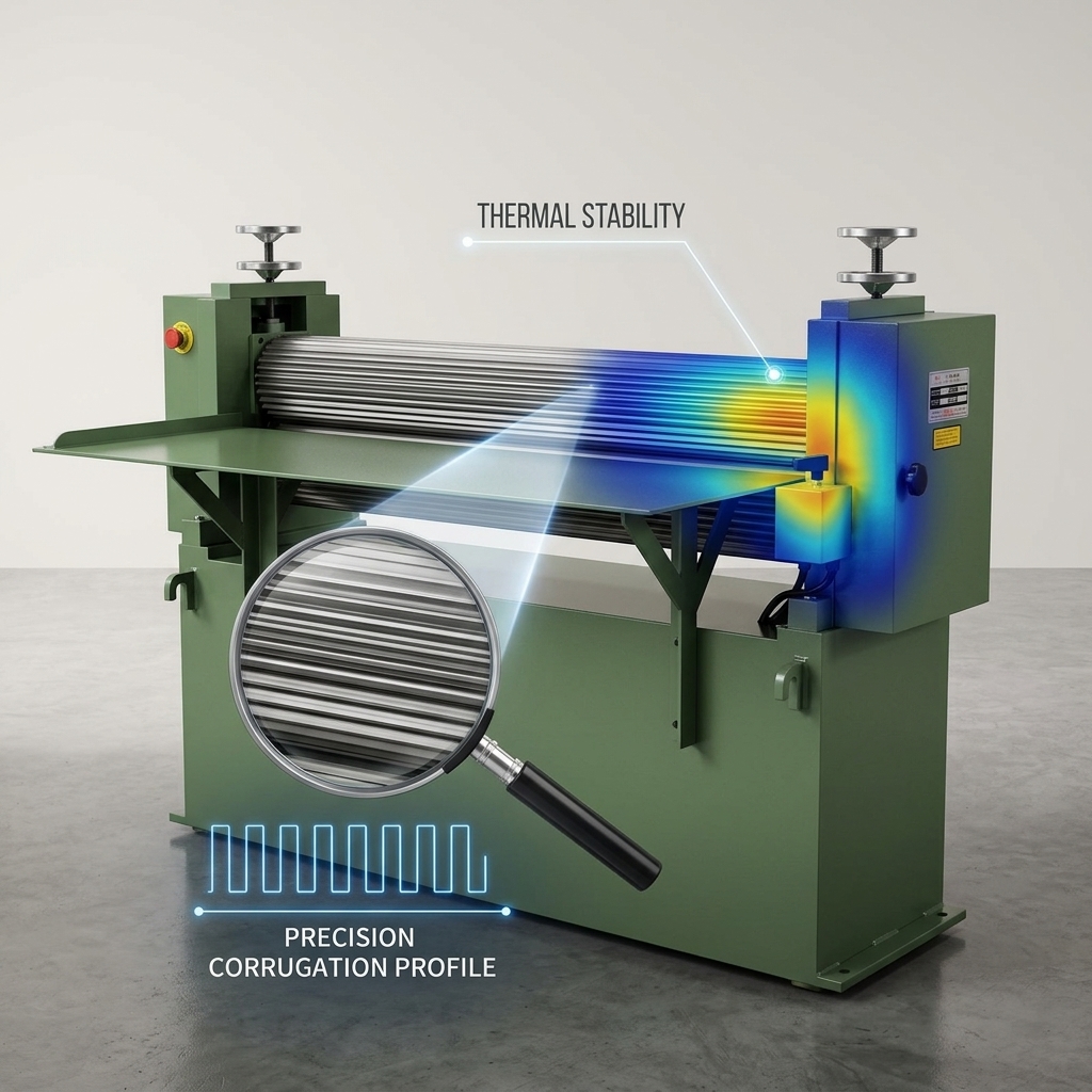 Roll Forming Transformer Insulation Paper Board Corrugating Machine Press