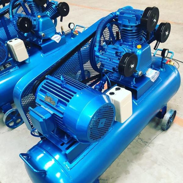 Single Phase Belt Driven Air Compressor Piston Air-compressor With 3HP Motor For Sale