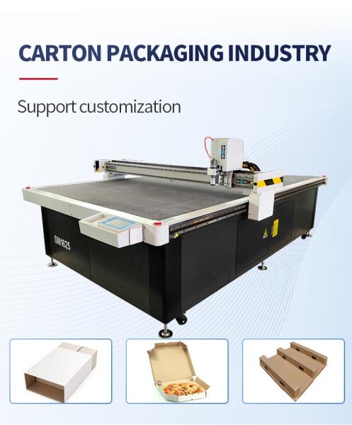 1625 Rubber Gasket Industry Cutting Machine Felt Vibrating Knife Cutter 380V