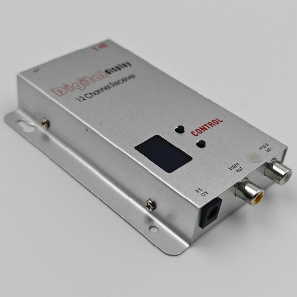 12CH FPV Video Receiver 2410MHz-2290Mhz Frequency 2.4GHz VRX