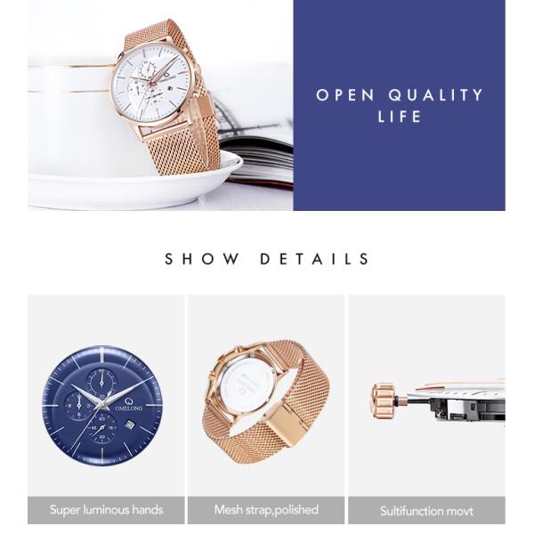 Дозор кварца людей нержавеющей стали один одобренный СГС КЭ РОХС гарантии года