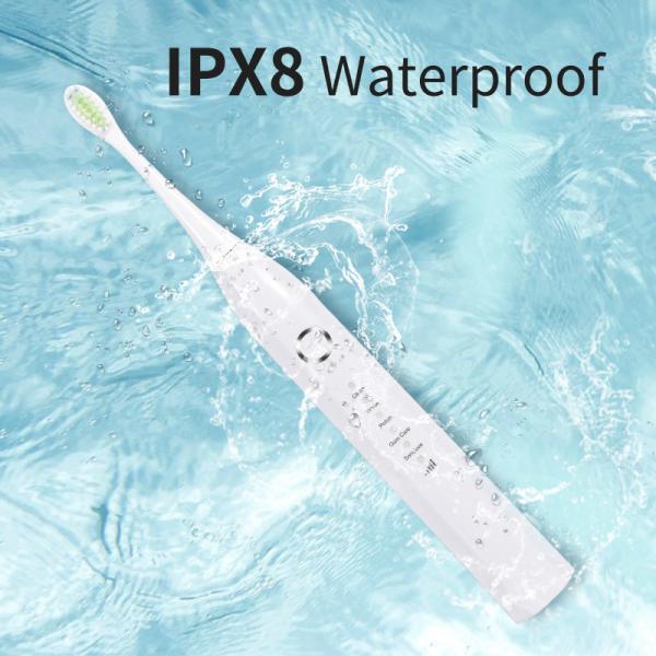 1200mAh Rechargeable Electric Toothbrush IPX7 Waterproof Multipurpose