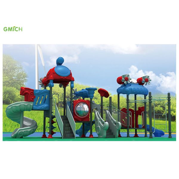 Hot Sale Outdoor Playground Equipment and Amusement Park Plastic Slide for Children