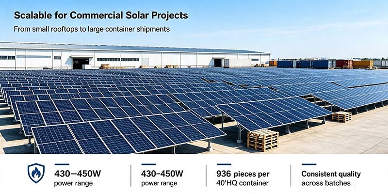 Durable 430‑450W Solar Power Panel, IP68 Junction‑Box PV Equipment For Home Backup & Commercial Use